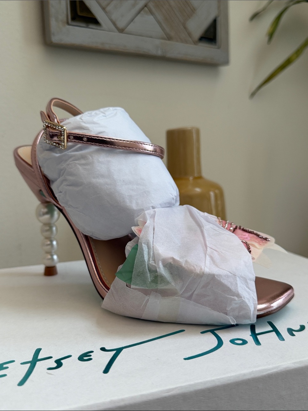 NIB Betsey Johnson Pink Kasie Size 7.5 - Picture 3 of 11